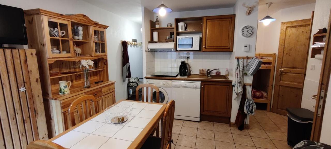 Coquet F2 La Giettaz Avec Garage Velos/Motos Εξωτερικό φωτογραφία